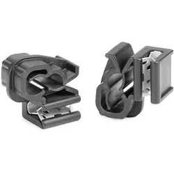HellermannTyton Befestigungselement PA66HSUV/MET-BK(100)