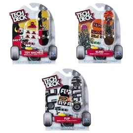 Spin Master Tech Deck Fingerboard - 1 Finger-Skateboard mit original Skateboard-Design - verschiedene Grafiken - coole Fingerboards für echte Skater ab 6 Jahr... - Bunt
