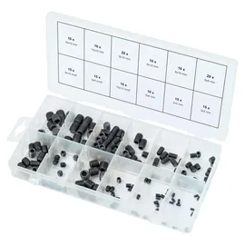 KS Tools Sortiment Madenschrauben, metrisch, 160-teilig