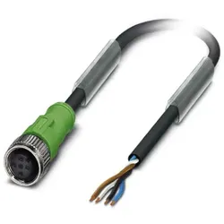 Phoenix Contact 1502730, 15 m, PUR, M12, Kupfer, Schwarz, 100 Ohm