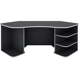 byLIVING Schreibtisch Thanatos Anthrazit / Weiß