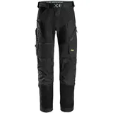 Snickers Workwear 6903 FlexiWork Arbeitshose, 1 Stück, 50, schwarz,
