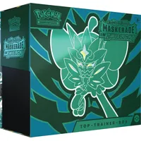 Pokémon Top Trainer Box Karmesin & Purpur Maskerade im Zwielicht 