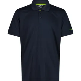 CMP Poloshirt Blau-Limettengrün 54