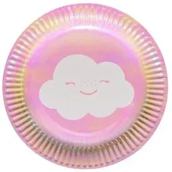 AMSCAN 9904300 8 Teller Rosie Rainbow & Cloud 18cm