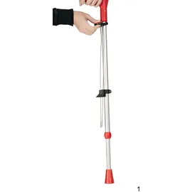 Rebotec Unterarmkrücke Tripod Gehstützen Ständer rot