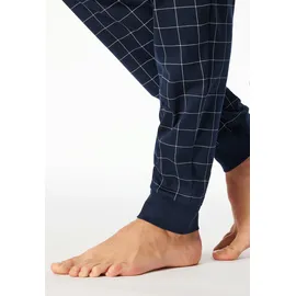 SCHIESSER Pyjama Fine Interlock Blau XL