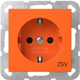 Gira 4453109 SCHUKO-Steckd. SH ZSV System 55 Orange