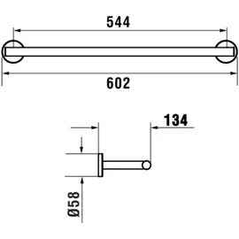 Laufen Niara Handtuchstange doppelt 38106,2