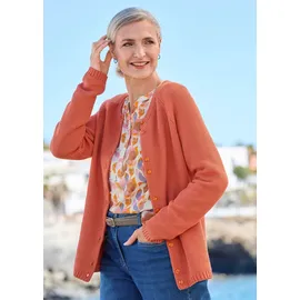 GOLDNER Cardigan aus Baumwolle orange 22