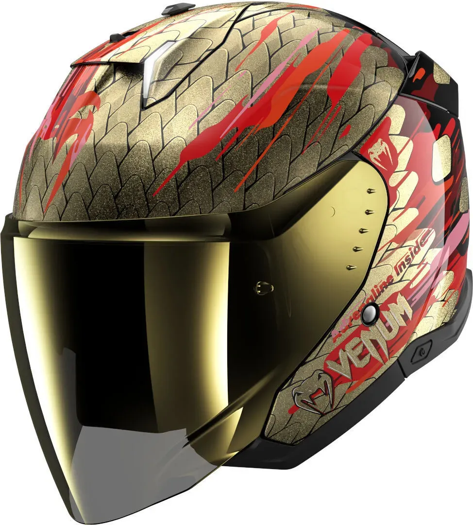 Shark Skwal i3 Jet Venum Jet Helm, zwart-rood-goud, XL Voorman