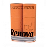 Renova Toilettenpapier RENOVA Oranges Toilettenpapier - ORANGE in Folie 6 Rollen