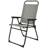 Mojawo Aluminium Campingstuhl Klappstuhl Anglerstuhl Gartenstuhl Grau meliert