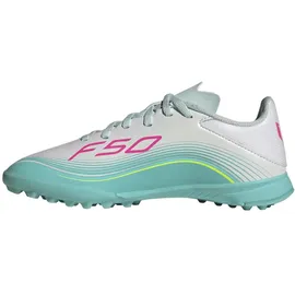 adidas F50 Messi League TF Kinder Cloud White/Lucid Pink/Flash Aqua 37 1/3