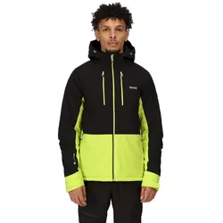 Regatta Wanderjacke Highton Stretch III (wasserdicht, isolierend und warm) schwarz/gelb Herren