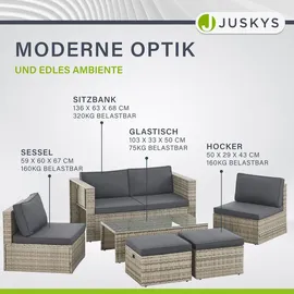 Juskys Salou Lounge-Set Grau