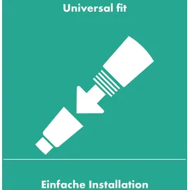 Hansgrohe Tecturis S Einhebel-Duscharmatur Aufputz für 1 Verbraucher Mattschwarz 73622670