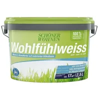Schöner Wohnen WohlfühlWeiss Wandfarbe Weiß matt 2,5 l