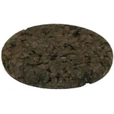 2er-Set dunkle Korkuntersetzer (rund), 13cm, nur zum Basteln für zum Beispiel Blumengestecke geeignet! 72003