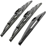 Recambo SCHEIBENWISCHER VORNE + HINTEN kompatibel für OPEL CORSA C | BJ 2000-2006 (3er Set: 500mm / 450mm / 400mm)