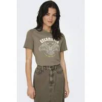 Only Rundhalsshirt "ONLLUCY REG S/S TOP JRS NOOS", Damen,