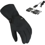 Macna Beheizbare wasserdichte Motorradhandschuhe Kit Schwarz 3XL