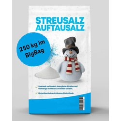 Streusalz, Auftausalz 250 kg im Big Bag - Effektiver Winterstreu gegen