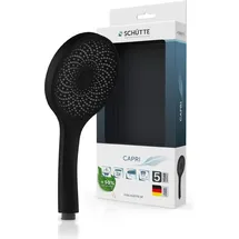 Schütte Handbrause CAPRI Schwarz matt
