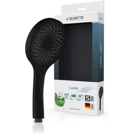 Schütte Handbrause CAPRI Schwarz matt