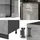 Vicco Küchenzeile R-Line 200 cm Beton/Anthrazit