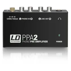 LD Systems LDPPA2, Schwarz, Weiß, 70 dB, 47000 Ohm, 0,05%, 50 Ohm, 12 V