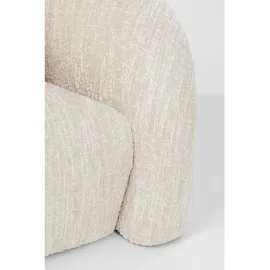 Kare DESIGN Sofa Livia 88036 Stoff Beige Creme 2-Sitzer