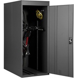 MCW Fahrradgarage MCW-H66, Fahrradbox Gerätehaus Fahrradunterstand, erweiterbar abschließbar Metall anthrazit