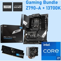 Gamer Bundle Intel Core i7 13700K 16x3,40GHz ✔ MSI Z790-A WIFI ✔ 16GB DDR5