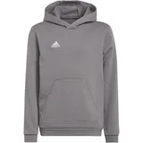 Adidas Entrada 22 Sweat Hoodie, Team Grey Four, 140