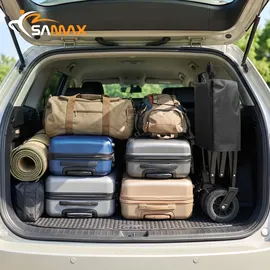 SAMAX Bollerwagen Faltbar Offroad Camping Edition schwarz/grau