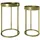 Phoenix Playboy Beistelltisch-Set Mary (Gold, 2 -tlg.)