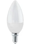EGLO LED-Leuchtmittel E14-C37 Kerzenform 3,4 W 470 lm 10 cm x Ø 3,7 cm Weiß