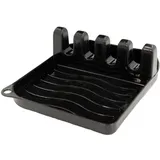 Intirilife Kochlöffelablage Schwarz 14 x 12,5 x 4,8 cm Kunststoff