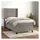 vidaXL Boxspringbett 100 x 200 cm Hellgrau