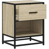 vidaXL Nachtschrank Sonoma-Eiche 40 x 31 x 50 cm Braun