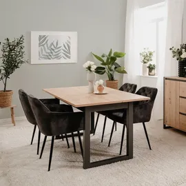Finori Denver 160-200 x 75 x 90 cm anthrazit