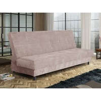 MIRJAN24 Schlafsofa Enduro XIV Cord, mit Schlaffunktion und Bettkasten, Aufklappbar, 3 Sitzer Sofa rosa