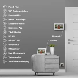 Goliath Funk Video Türklingel mit Kamera