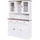 Interlink Buffetschrank Westerland 6.2 131 x 45 x 191 cm Weiß/Sepia