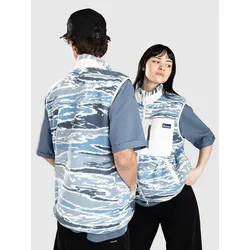 Penfield The Bay Jacquard Microfleece Weste blue fusion Gr. S
