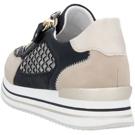 remonte Plateausneaker Damen Weite E Beige/Schwarz 41