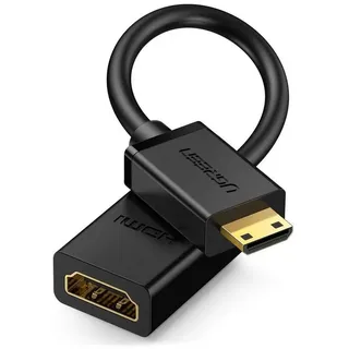 UGREEN 20137 Mini-HDMI HDMI Männlich Weiblich Schwarz Gold
