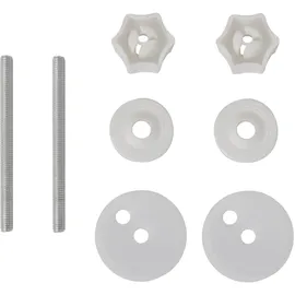 vidaXL WC-Sitz MDF Absenkautomatik Weiß