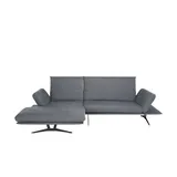 KOINOR Eckcouch Flachgewebe 2-Sitzer Grau